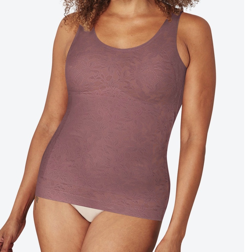 Bali Easylite Lace Shapewear Tank Top